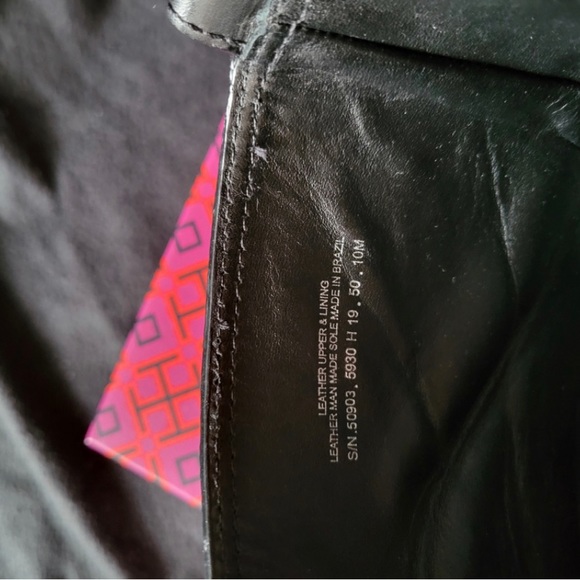 Tory Burch Black Derby Ankle Boots - Picture 7 of 10